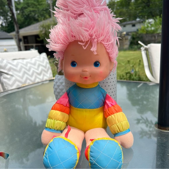 Peigne Vintage Pour Poupée Rainbow Brite - Tickled Rose, 1983 - Rare